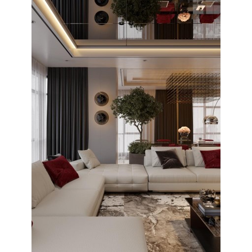 Спеченый камень Juliano Luxury Stone коричневый 120*270 1227FD18